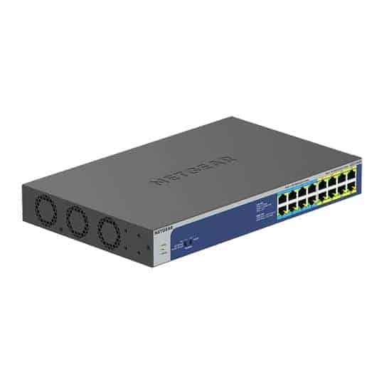 NETGEAR GS516UP 16 Port Gigabit Unmanaged PoE Switch